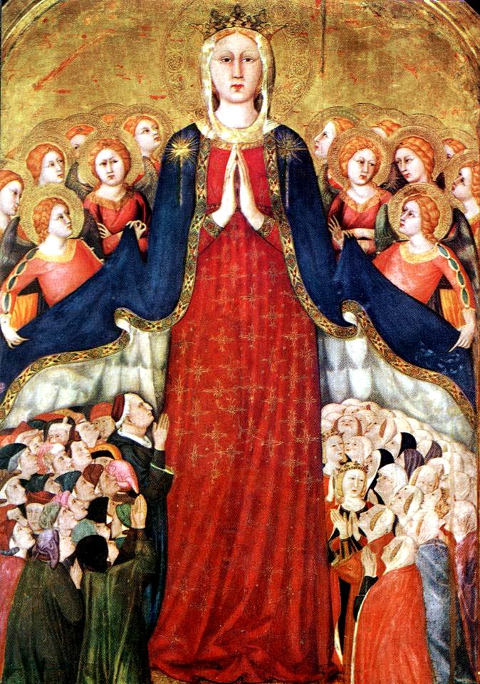 Lippo memmi, madonna della misericordia, Chapel of the Corporal, Duomo, Orvieto