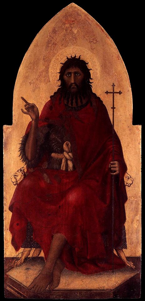 Lippo Memmi - St John the Baptist - WGA15013