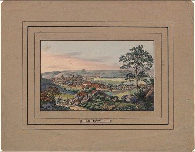 Litho - Eichstätt - um 1828