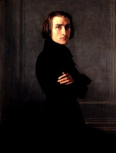 Liszt (Lehmann portrait). Free illustration for personal and commercial use.
