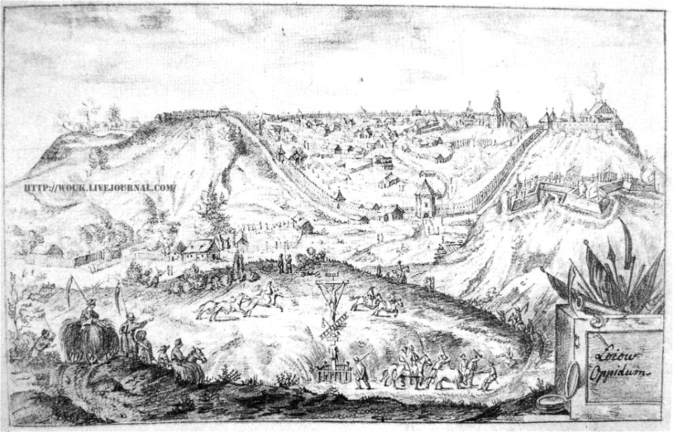 Liubech. Любеч (A. Westerveld, 1651)