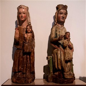 Lisboa-Museu Nacional de Arte Antiga-Virgem o Menino (XIII-XIV s)-20140917
