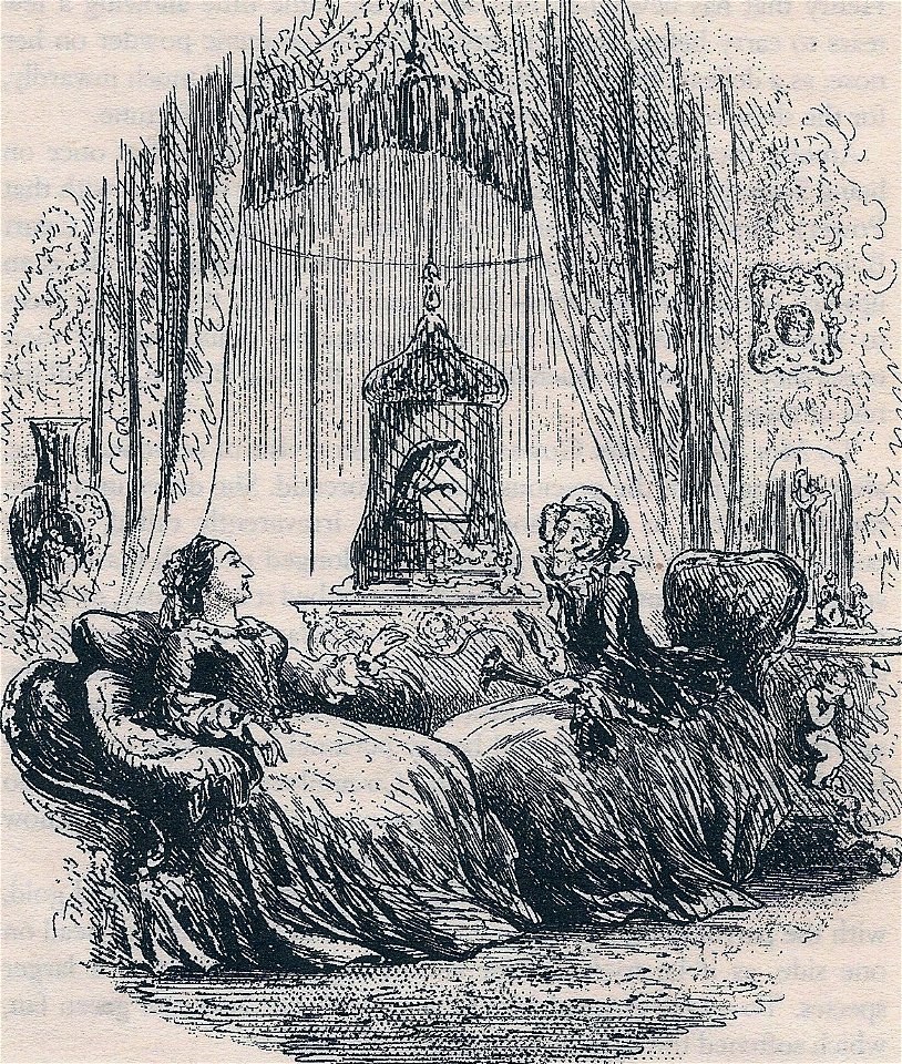 Little Dorrit, Society expresses its views on a question of marriage