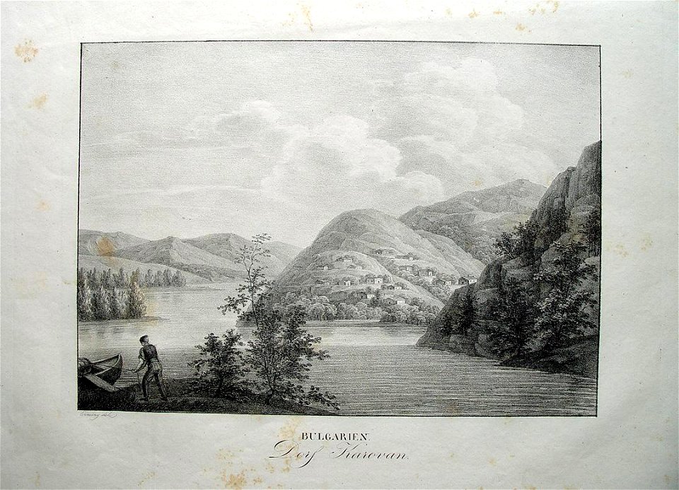 Litho - Bulgarien - Donau - Karovan - Kunike