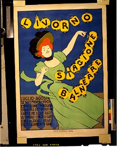 Livorno stagione balneare - L. Cappiello - (1)901. LCCN2004665780