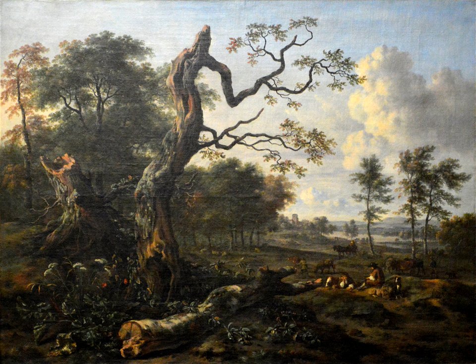 Lisière de forêt - Jan Wijnants - Adriaen van de Velde - Musée du Louvre