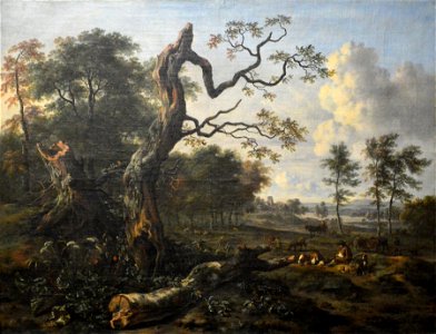 Lisière de forêt - Jan Wijnants - Adriaen van de Velde - Musée du Louvre
