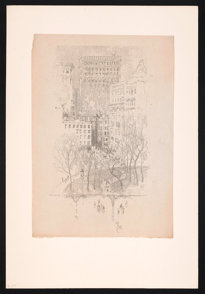 Lithographs of New York in 1904 drawn by Joseph Pennell. No. 10, Union Square - J. Pennell. LCCN2012648927