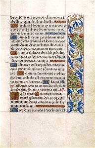 Livro de Horas, segundo o costume de Roma (séc. XV) - P 033 (Horas da Virgem Maria)
