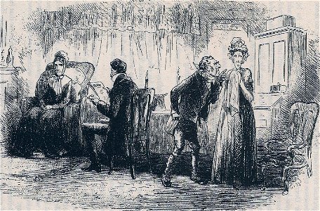 Little Dorrit, Musing and dreaming, by Phiz
