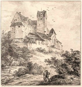 Litho - Bayern - Schloss Seefeld - Quaglio - 1814