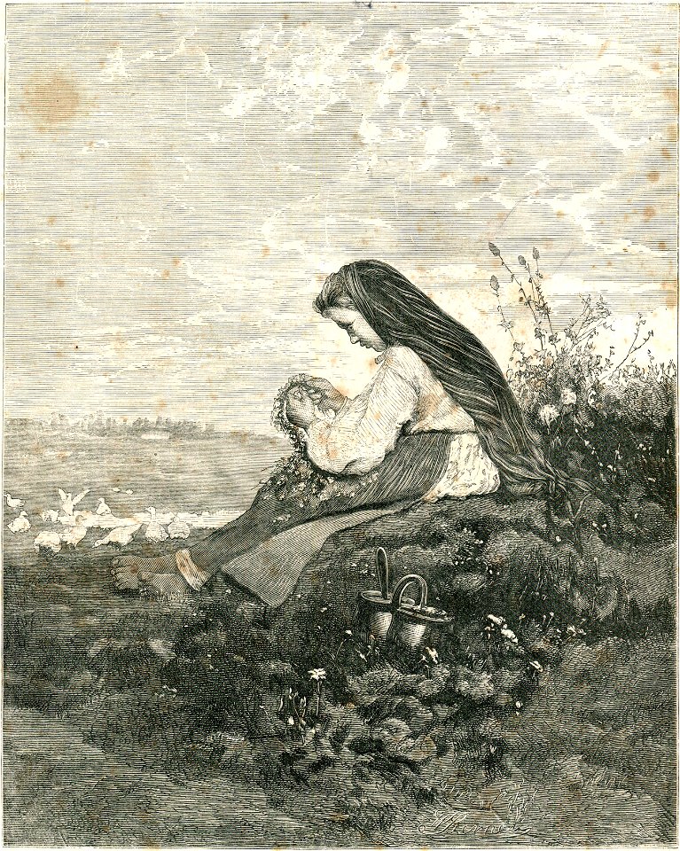 Litoŭskaja dziaŭčyna. Літоўская дзяўчына (1882)