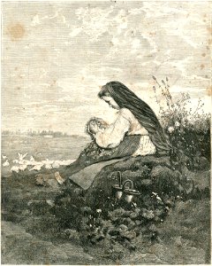 Litoŭskaja dziaŭčyna. Літоўская дзяўчына (1882)