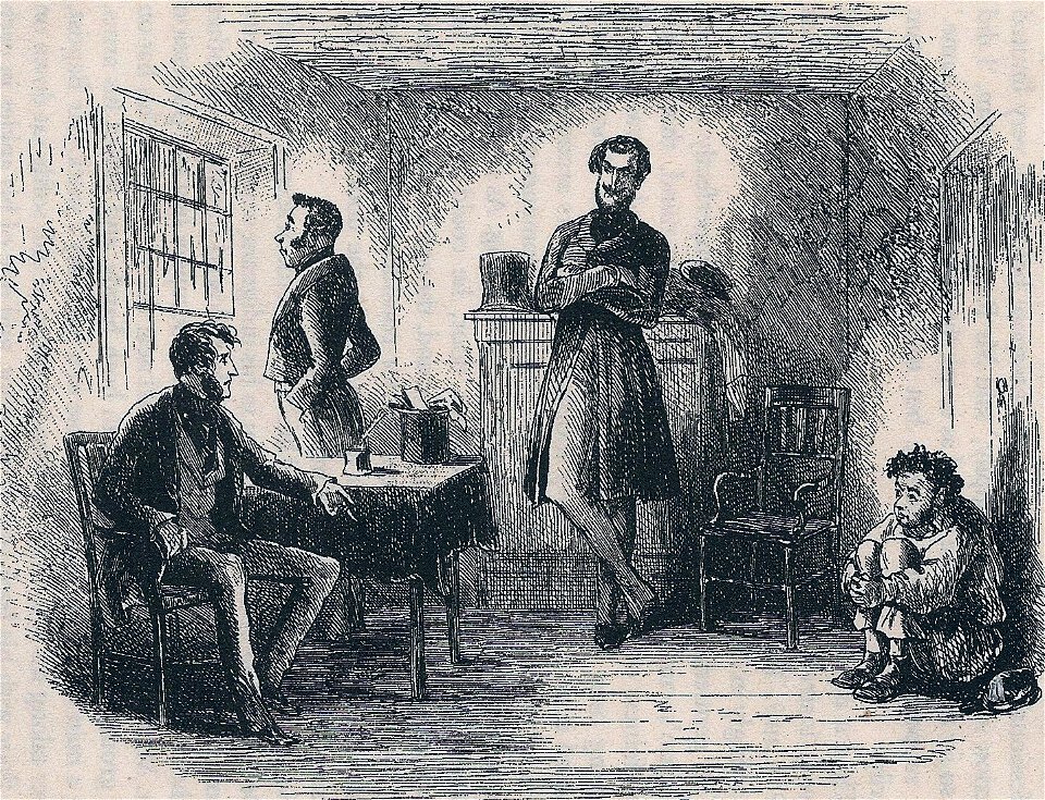 Little Dorrit, In the old room, par Phiz
