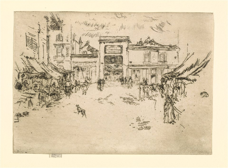 Little market place, Tours LCCN2002706012