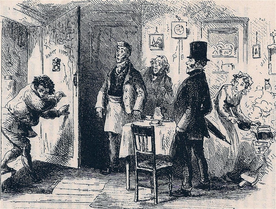 Little Dorrit, Mr Baptist is supposed to have seen something