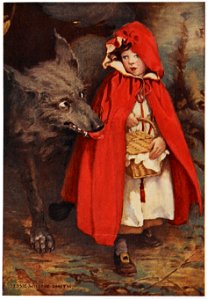 Little Red Riding Hood - J. W. Smith. Free illustration for personal and commercial use.