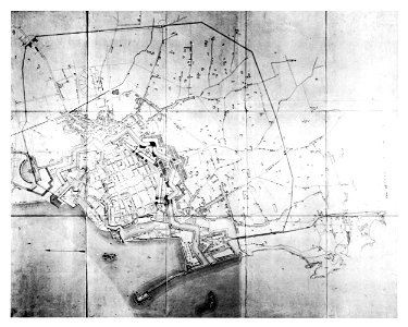 Livorno map of the town (1835) by Luigi De Cambray Digny 01