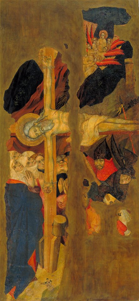 Lluís Borrassà - Crucifixion of Saint Andrew - Google Art Project