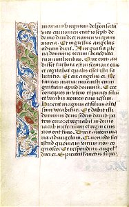 Livro de Horas, segundo o costume de Roma (séc. XV) - P 016 (Quatro Evangelhos)