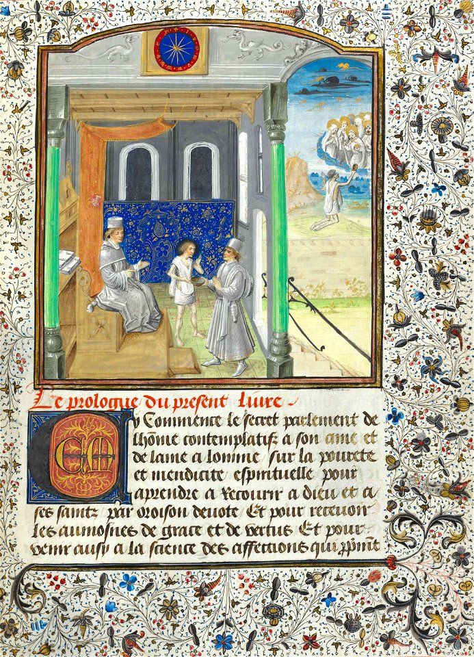 Livre de l'ame contemplative - Gerson - KBR Ms9305-06 f7