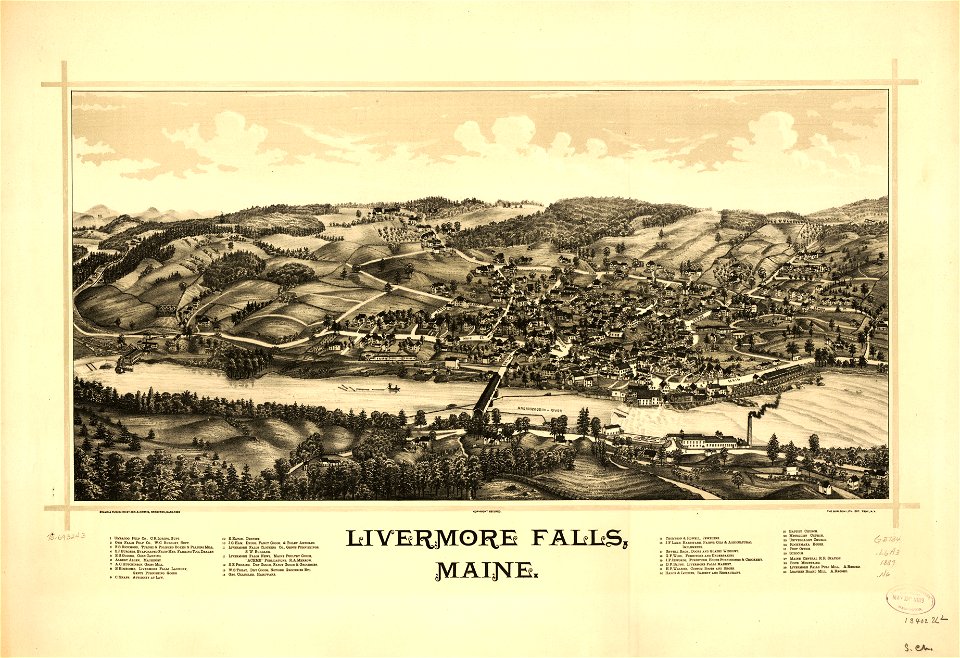 Livermore Falls, Maine. LOC 75693243
