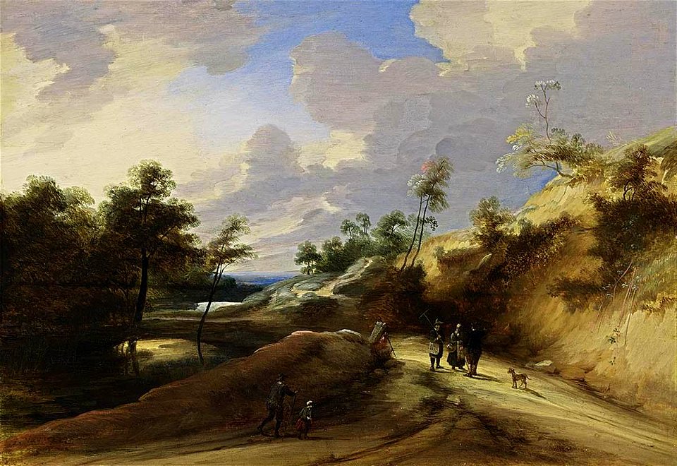 Lodewijk de Vadder - A Wooded Dune Landscape - WGA24206