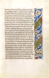 Livro de Horas, segundo o costume de Roma (séc. XV) - P 023 (Orações à Virgem Maria)