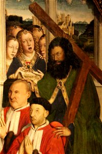 Lluis Dalmau Altarpiece Detail