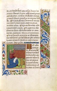 Livro de Horas, segundo o costume de Roma (séc. XV) - P 019 (Quatro Evangelhos)