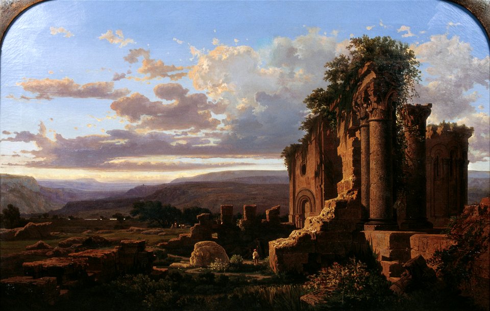 Lluís Rigalt - Ruins - Google Art Project