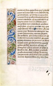 Livro de Horas, segundo o costume de Roma (séc. XV) - P 020 (Quatro Evangelhos)