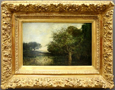 Lo stagno con gli aironi, Charles-François Daubigny (1857)