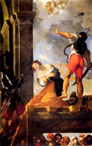 Lodovico Carracci - The Martyrdom of St Margaret - WGA04470. Free illustration for personal and commercial use.