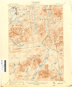 Long Lake New York USGS topo map 1902. Free illustration for personal and commercial use.