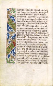 Livro de Horas, segundo o costume de Roma (séc. XV) - P 026 (Orações à Virgem Maria)
