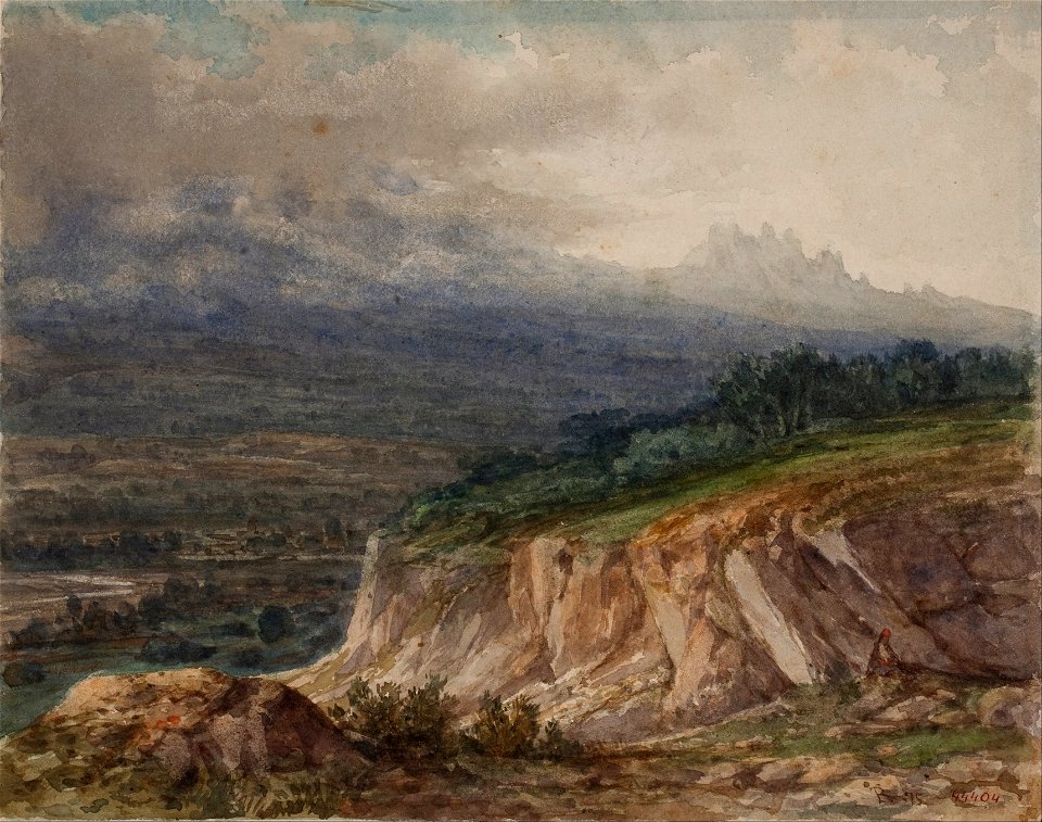 Lluís Rigalt - Landscape - Google Art Project