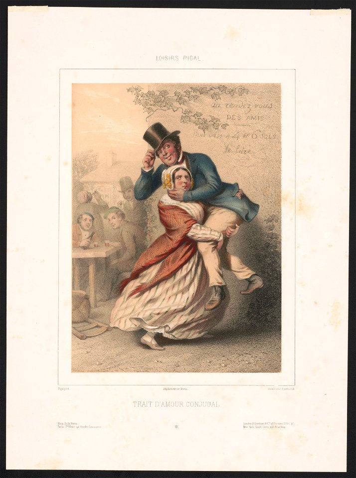 Loisirs pigal. Trait d'amour conjugal LCCN2003677725