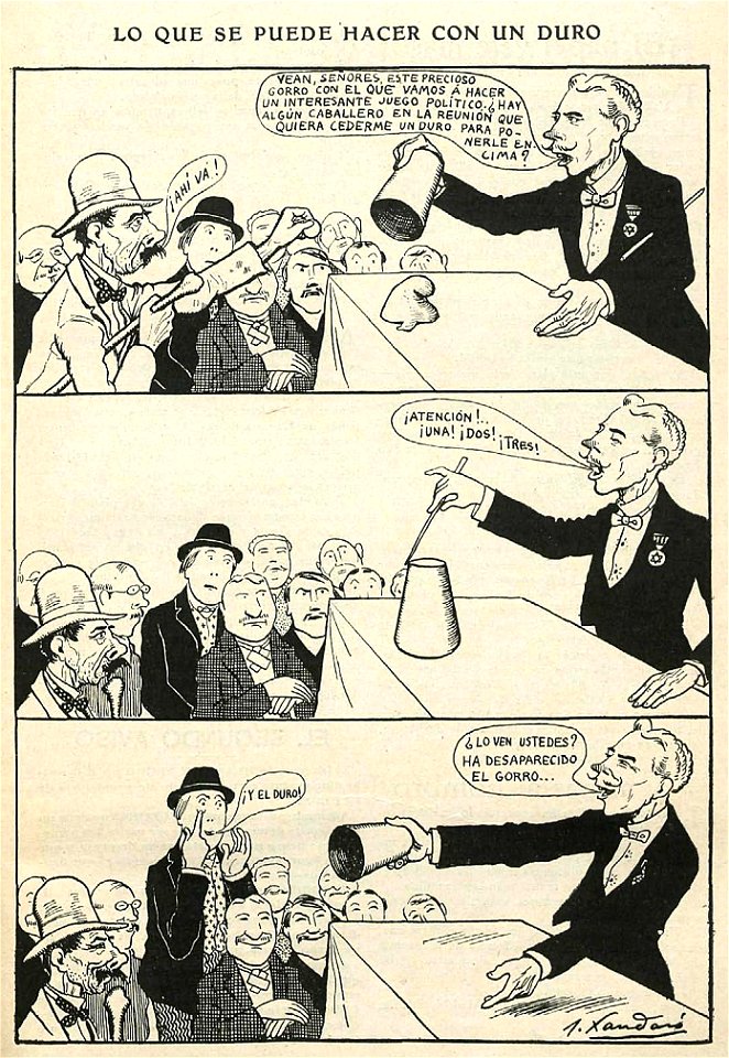 Lo que se puede hacer con un duro, de Xaudaró