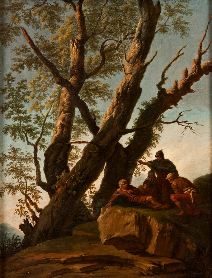Landscape with Soldiers and Peasants (Andrea Locatelli) - Nationalmuseum - 19090