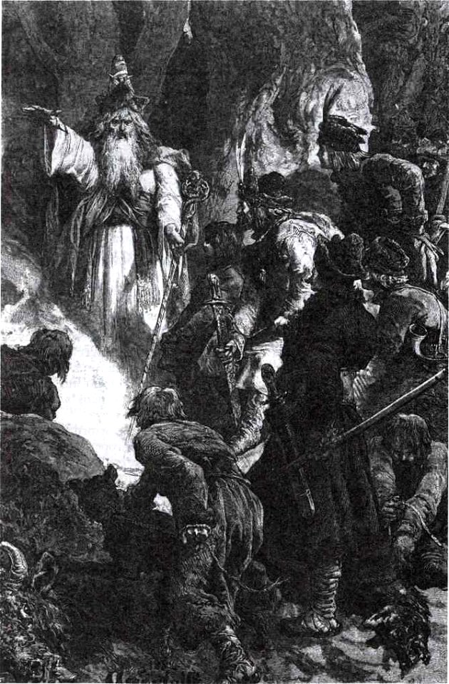 Liździejka, Giedzimin. Лізьдзейка, Гедзімін (M. Andriolli, 1882)