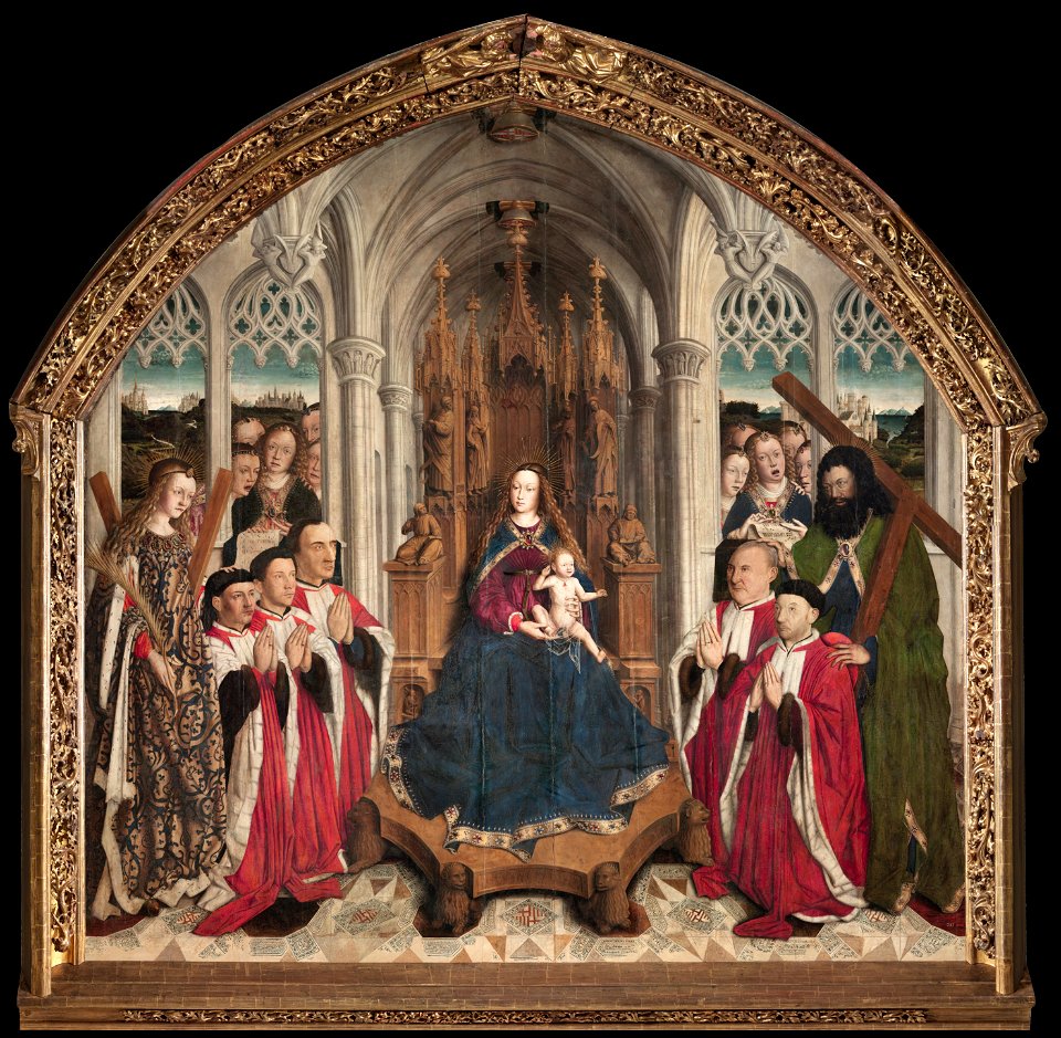 Lluís Dalmau - Virgin of the «Consellers» - Google Art Project