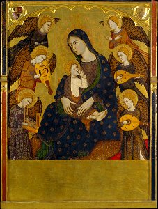 Llorenç Saragossà - Virgin Suckling the Child - Google Art Project