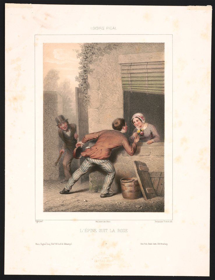 Loisirs pigal. L'épine suit la rose LCCN2003677719
