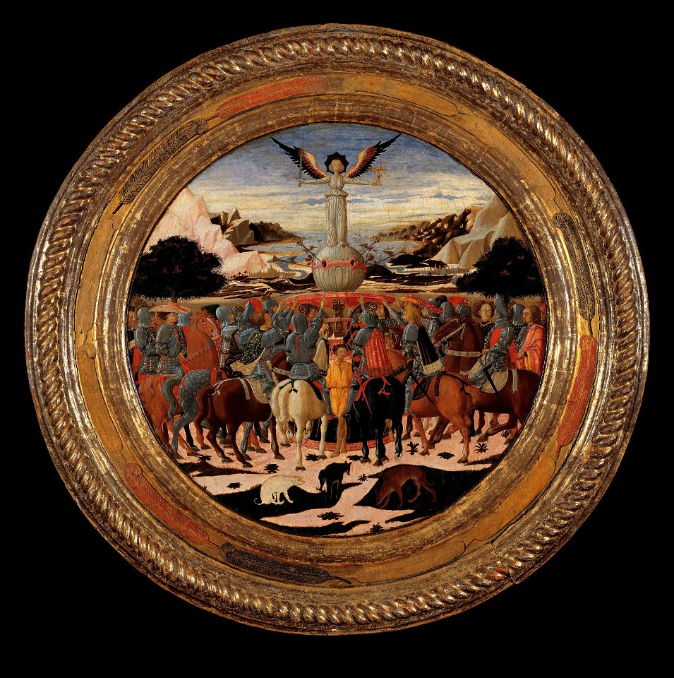 Lo Scheggia, Trionfo della Fama, 1448-9, Metropolitan Museum, New York