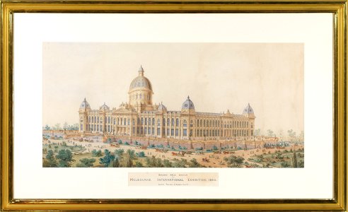 Lloyd Tayler - Second Prize Design, Melbourne International Exhibition Building - Google Art Project