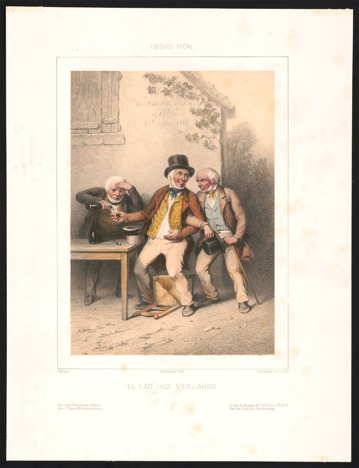 Loisirs pigal. Le lait des vieillards LCCN2003677717