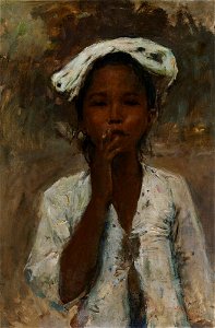 Portrait of a Girl by Romualdo Frederico Locatelli, 1939