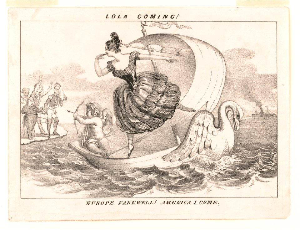 Lola coming! Europe farewell! America I come LCCN93511920