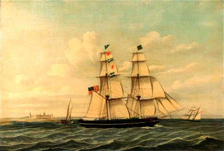 Jens Thielsen Locher - An American brig (1860s)